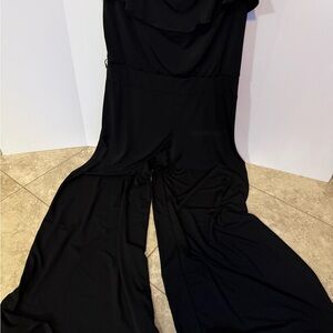 White House Black Market - Elegant off the shoulder  Black Women's Jumpsuit